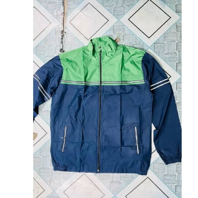 Picture of Dust Coat or Windbreaker For Biker. Black & Blue or Red Black (Multicolor)