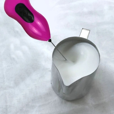 Picture of Mini Hand Blender, Coffee and Lassi Frother - Portable Mixer | MNK SHOP - Brown