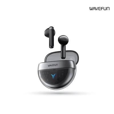 Picture of Wavefun T200 Wireless Transparent Box Earbuds - Black