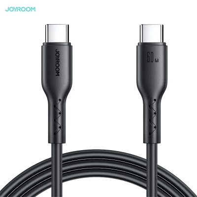 Picture of Joyroom (SA26-CC3) Flash-Charge Series 60W Fast Charging Data Cable (Type-C to Type-C) 1m - Black