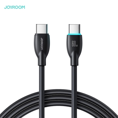 Picture of Joyroom S-A30 Star-Ring Series 60W Fast Charging Data Cable (Type-C to Type-C) 1m-Black
