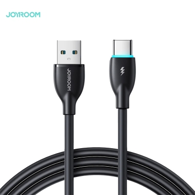 Picture of Joyroom S-A30 Star-Ring Series 3A Fast Charging Data Cable (USB-A to Type-C) 1m-Black