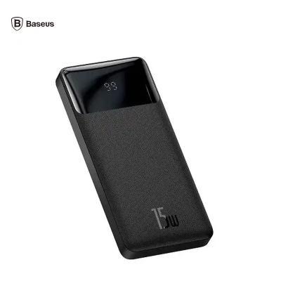 Picture of BASEUS BIPOW 10000mAh 15W Digital Display Fast Charging Power Bank - Black