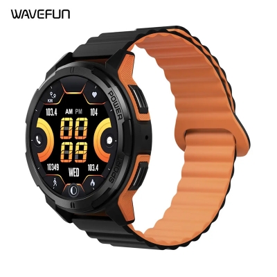 Picture of Wavefun Wave 70 Rugged Smartwatch AMOLED Smart Watch 1.43'' 466*466 Fitness Sports 10M Ultra Waterproof Outdoor Bluetooth Call