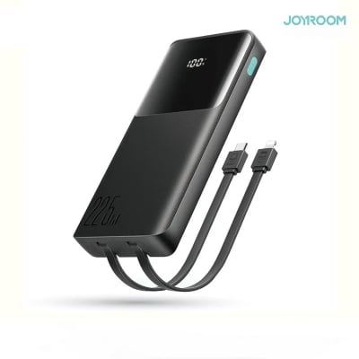 Picture of Joyroom 22.5W Digital Display with Dual Cable Powerbank 10000mAh - Black