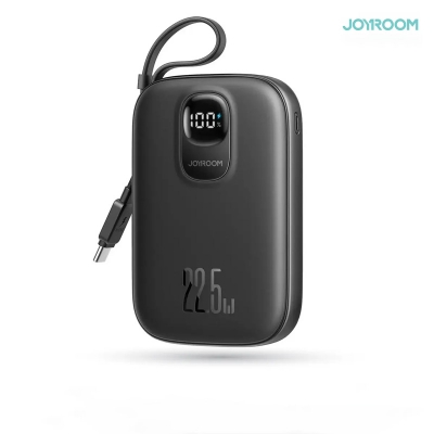 Picture of JOYROOM JR-PBF17 PD 22.5W Fast Charging 10000mAh High Capacity Power Bank with Type C Cable