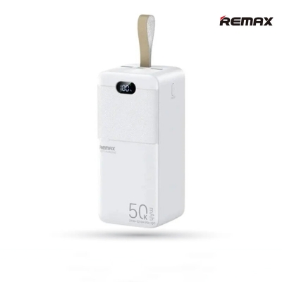 Picture of Remax RPP-117 Piloteer Series 50000mAh 27W Fast Charging (PD 27W+QC 22.5W) Power Bank - White