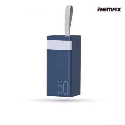 Picture of Remax RPP-321 PD20W+QC22.5W Fast Charging Portable 50000mAh Digital LED Power Bank- Black