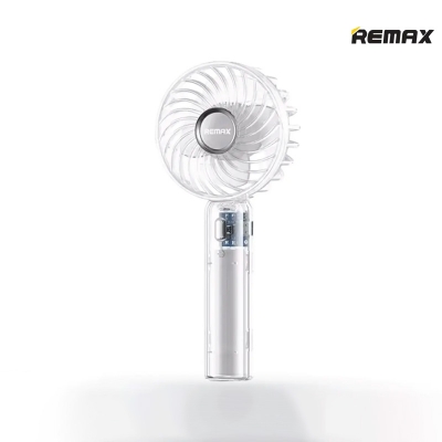 Picture of REMAX RS-SF01 Transparent Rechargable Handheld Fan - Clear