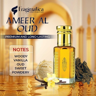 Picture of Fragmatica's Premium and The Strongest Long-lasting Ameer Al Oud Perfume Oil Attar (12 মিলি প্রিমিয়ারোল)