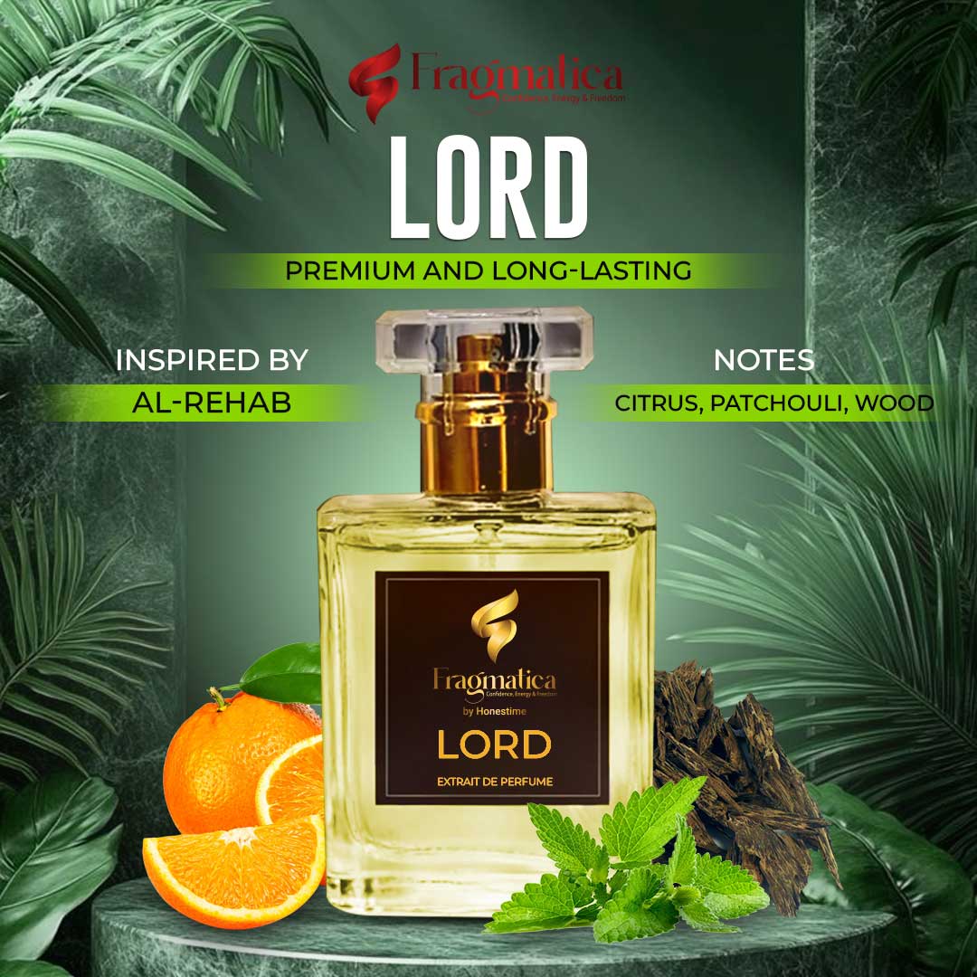 Picture of Wear your Power , Premium Perfume Oil For Men  "Lord" is more than just a scent; it's a statement of power, grace, and enduring masculinity.6ml Very Long Lasting Leathery, Smoky, Oud and Sandal, Soft Spices and A little Rose (6ml)