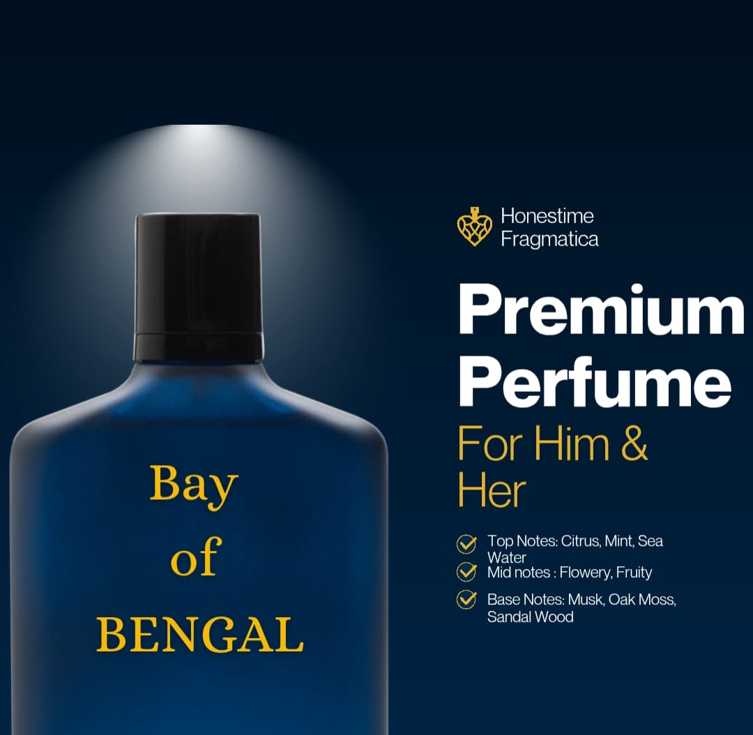 Picture of Bay of BENGAL A premium perfume for men and women by Honestime (50ml)