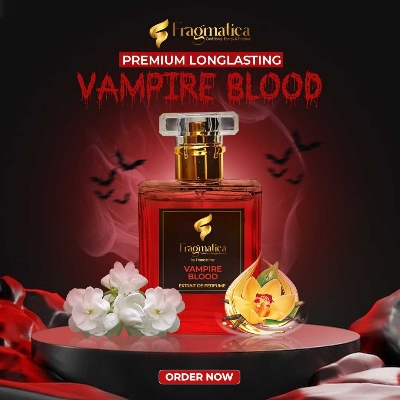 Picture of Vampire Blood Super Premium Perfume Oil – 10-Hour Long-Lasting Viral Fragrance | Available in 100ML, 50ML, 30ML, 15ML, 6ML, 3ML | By Fragmatica a bold fusion of exotic sweet fruity deep dark florals, and warm (10ml)