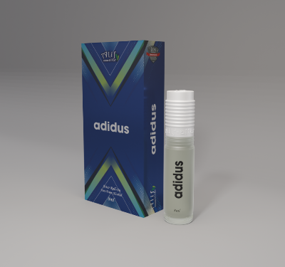 Picture of Adidus Sport Premium Attar, a 8ML alcohol-free perfume oil designed for men who love energy, performance, and confidence. This long-lasting fragrance blends fresh citrus, spicy woods, and crisp marine notes, creating an invigorating scent that’s perfect 