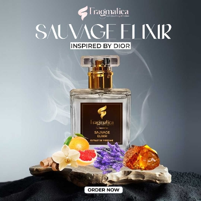 Picture of Fragmatica's Wild Horizon Sauvage Élixir , The ultra-premium fragrance inspired by Dior Sauvage Élixir. A bold blend of warm cinnamon, rich cardamom, and deep woody ambroxan creates a scent that defines power, elegance, and masculinity (10ml)