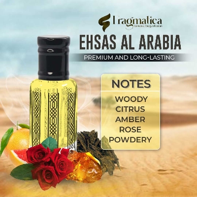 Picture of Fragmatica's Ehsas Al Arabia, The Best Perfume oil Atar one can wear (15ml)