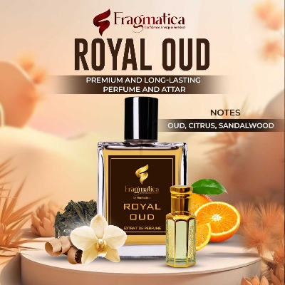 Picture of Fregmetica"s Royal oud premium perfume! Oud,citrus,sandalwood (6ml)