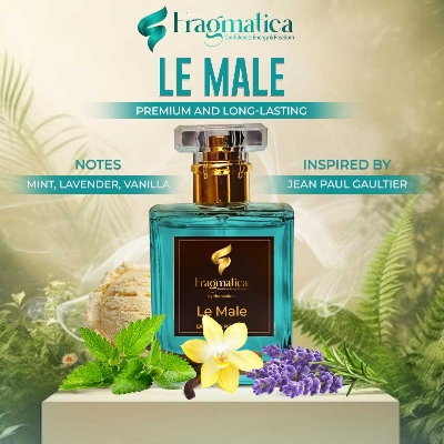 Picture of Fragmatica's Legacy Le Male Very Long Lasting inspired by Jean Paul Gaultier a legend reborn. This premium scent elevates the classic, exuding undeniable charm and a timeless, seductive presence that resonates with the modern gentleman. (10mg)