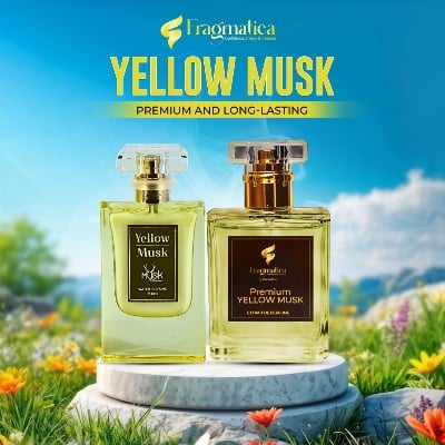 Picture of Fragmatica by Honestime: Premium Yellow Musk Sun-Kissed Musk – Featuring Vibrant , Zesty Bergamot & Soft Vanilla. A Cheerful, Enveloping Scent for Effortless Charm. Embrace the Light (10mg)