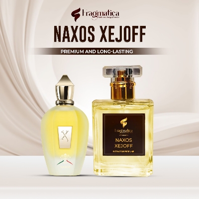 Picture of Elegant "Naxos" by Fragmatica x Honestime: Golden Nectar Oud -  Inspired from Xerjoff EDP. Discover Zesty Bergamot, Lush Jasmine, & Smoky Tobacco. The Ultimate Aromatic Gourmand Luxury. (10mg)