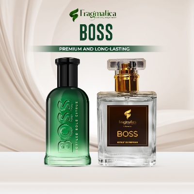Picture of "Boss Green" Fragmatica by Honestime: Evergreen Edge -  Inspired EDP. Embrace Fresh Green Apple, Zesty Mint, & Aromatic Lavender. Your Dynamic, Confident Scent for the Modern Man. (15mg)