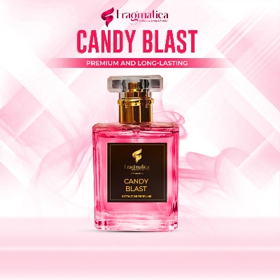 Picture of Fragmatica by Honestime: Candy Blast -  Eau de Parfum. Eau de Parfum. Experience Sparkling Fruits, Creamy Caramel, & Fluffy Marshmallow. A Delightful, Long-Lasting Sweetness. Only on Daraz! (10 mg)
