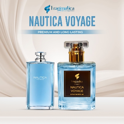 Picture of "Voyage" Fragmatica by Honestime: Oceanic Journey -  Inspired EDP. Dive into Crisp Green Apple, Refreshing Water Lotus, & Deep Cedarwood. Your Adventurous, Fresh Scent for Exploration. (50mg)