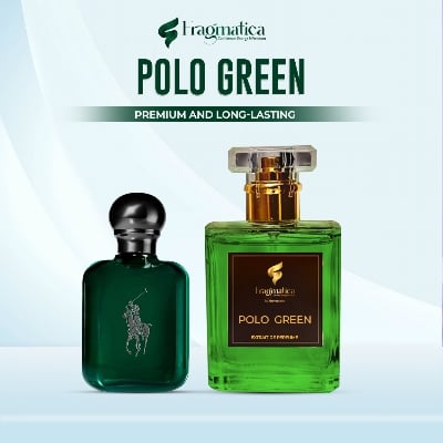 Picture of Fragmatica by Honestime: Forest Legacy - "Polo Green" Inspired EDP. Embrace Crisp Pine, Rich Leather, & Earthy Oakmoss. Your Classic, Rugged & Timeless Scent. a fragrance inspired by Polo Green, " by Ralph Lauren. (50mg)