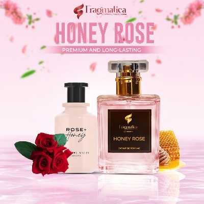 Picture of "Honey Rose" Honestime's Fragmatica Discover Luminous Jasmine, Delicate Rose, & Green Notes. A Clean, Elegant & Charming Aroma. Exclusively from Honestime! (50 mg,Not Specified)