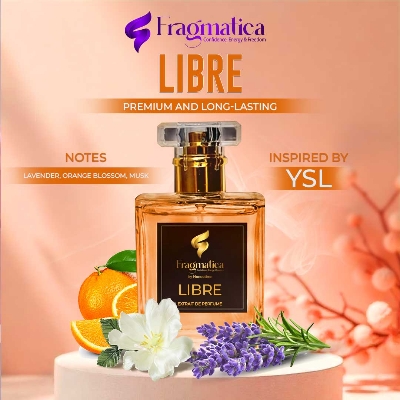 Picture of Fragmatica's Libre The Free Spirit -  Inspired from YSL Eue De Perfume. Embrace Fresh Lavender, Rich Orange Blossom, & Sweet Vanilla. Your Bold, Modern & Empowered Scent. Only from Honestime! (30 mg,Not Specified)