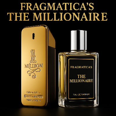 Picture of Fragmatica's The Millionaire  - "Paco Rabanne 1 Million" Inspired EDP. Embrace Zesty Mandarin, Spicy Cinnamon, & Deep Leather. Your Luxurious, Bold & Addictive Scent. Only from Honestime! (3mg)