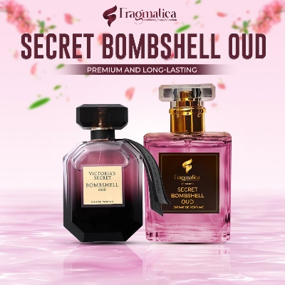 Picture of "Fragmatica's Secret Bombshell Oud" Inspired by Eue De Perfume . Embrace Spicy Saffron, Luxe Suede, & Deep Oud. Your Intense, Seductive & Mysterious Scent. (3mg,Not Specified)