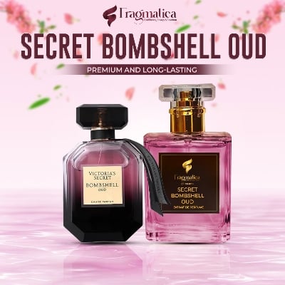Picture of "Fragmatica's Secret Bombshell Oud" Inspired by Eue De Perfume . Embrace Spicy Saffron, Luxe Suede, & Deep Oud. Your Intense, Seductive & Mysterious Scent. (30 mg,Not Specified)