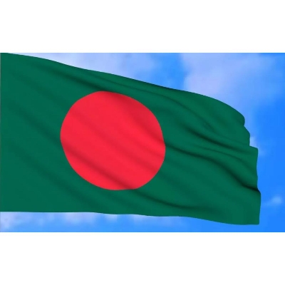 Picture of Bangladesh National Flag 3 Feet by 2 Feet - Display Your Patriotism - Easy To Use and Clean - A Unique Choice For National Pride - Multicolor