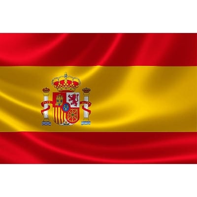 Picture of Spain National Flag 5ft X 3ft - Multicolor