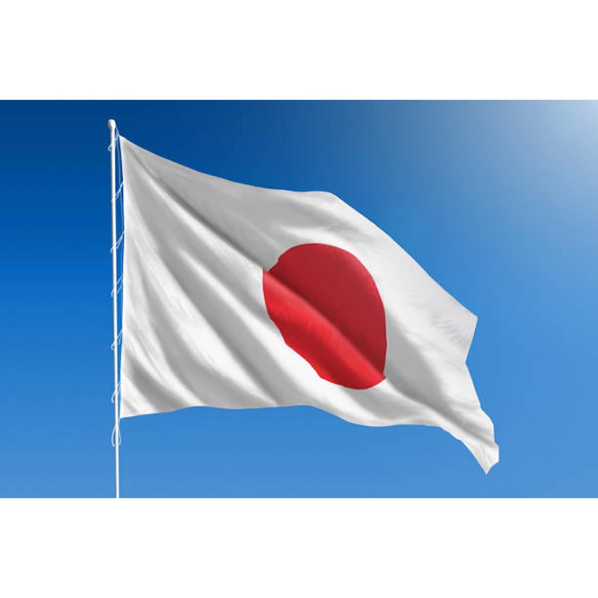Picture of Japan National Flag 5ft X 3ft - White