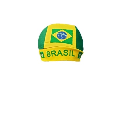 Picture of BRAZIL FOOTBALL FANS SUPPORTERS HEAD CAP [[ HEAD BAND [[ UNISEX FREE SIZE - Cap For Men - Cap - Winter Cap - Yellow