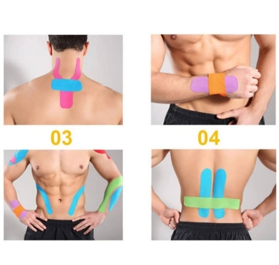 Picture of Kinesiology Tape For SPORTS & THERAPY - Multicolor