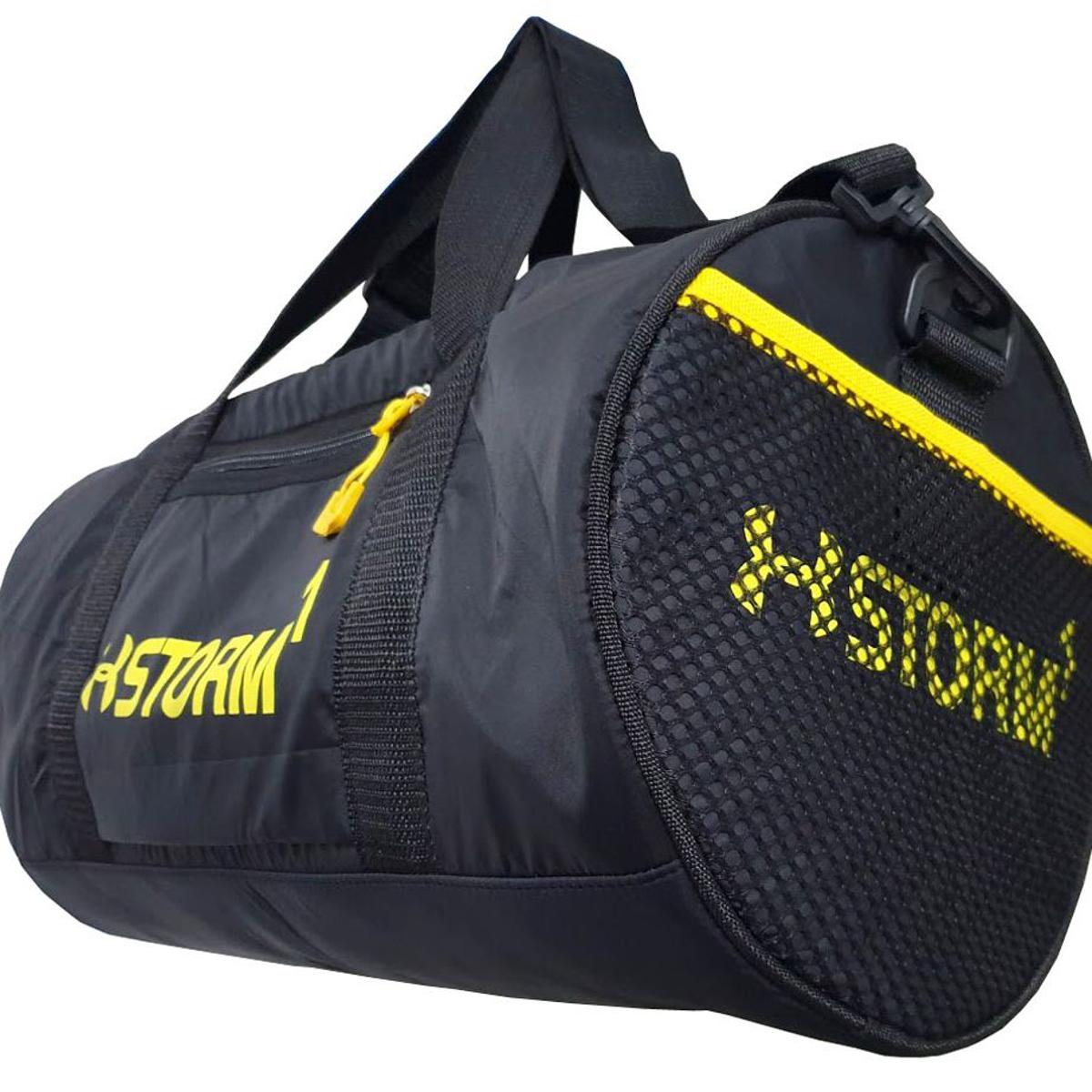 Picture of Gym Bag With Extra Chamber for shoes - Black - Black