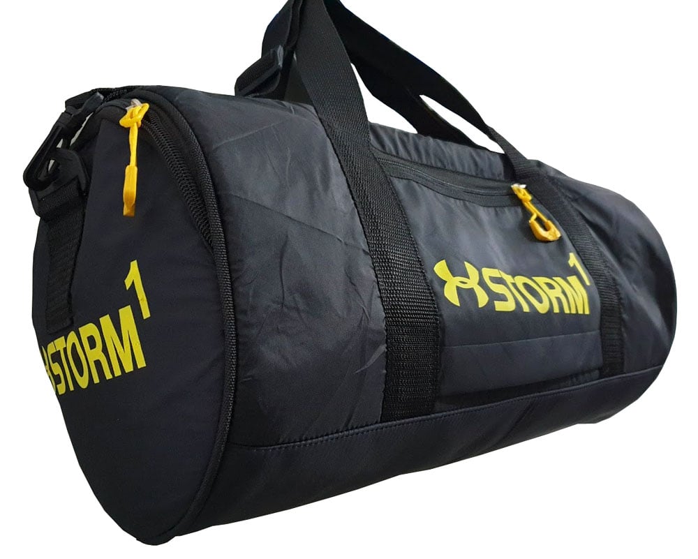 Picture of Gym Bag With Extra Chamber for shoes - Black - Black
