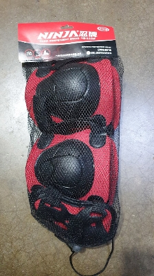 Picture of 6 Pieces Kids Outdoor Sports Protective Gear Knee Pads Elbow Pads Wrist Guards Roller Skating Safety Protection - Multicolor