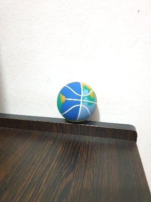 Picture of Soft Elastic Basketballs Bouncy Squeeze Mini Sports Ball Toy Kids And Adults Anti Anxiety Stress Relief Juggling Jumping Balls - Multicolor