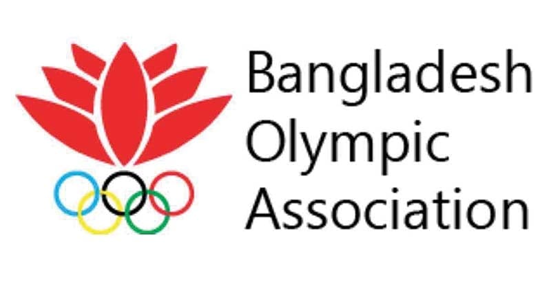 Picture of Bangladesh Olympic Association flag 5ft x 3ft (Digital Print) - Multicolor