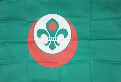 Picture of Bangladesh Scout Flag 5ft x 3ft One Sided Sublimation Print, High Quality. - Multicolor