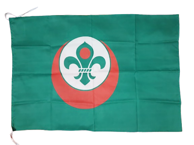 Picture of Bangladesh Scout Flag 5ft x 3ft One Sided Sublimation Print, High Quality. - Multicolor
