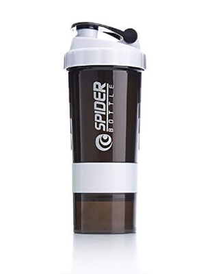 Picture of NEW SPORTS/Spider Water Bottle Shaker Cups Sports Cup Portable 500ml Removable Three Protein Powder - Multicolor