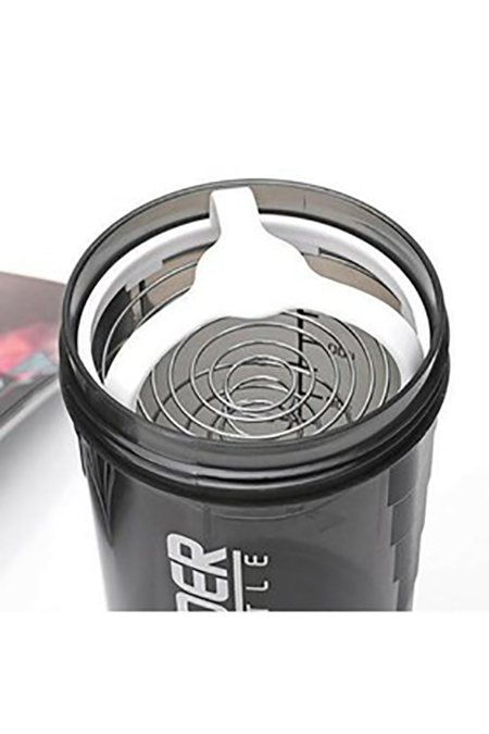 Picture of NEW SPORTS/Spider Water Bottle Shaker Cups Sports Cup Portable 500ml Removable Three Protein Powder - Multicolor