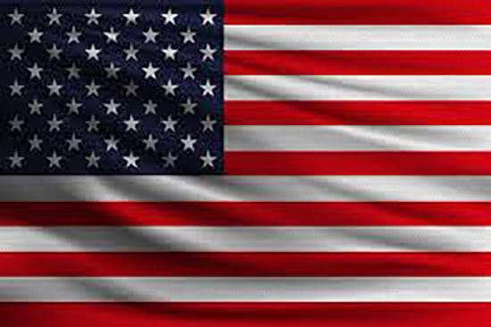 Picture of USA United Of American National Flag 5ft x 3ft One Sided Sublimation Print, High Quality. - Multicolor