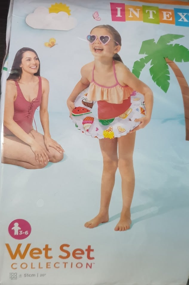 Picture of Intex Kids Swimming Tube - Multicolor- 20" - Multicolor
