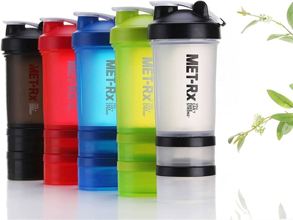 Picture of Sport Shaker Water Bottle 3 In 1 - Spider Shaker Cyclone Shaker Gym Protein Shaker 500Ml - Stay Hydrated And Energized During Workouts